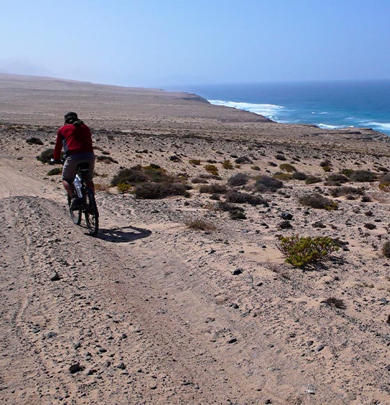 Ruta BTT en noroeste de Fuerteventura - listado