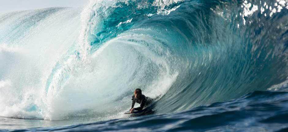 Bodyboarding ved El Frontón, bodyboardingsteder på Gran Canaria