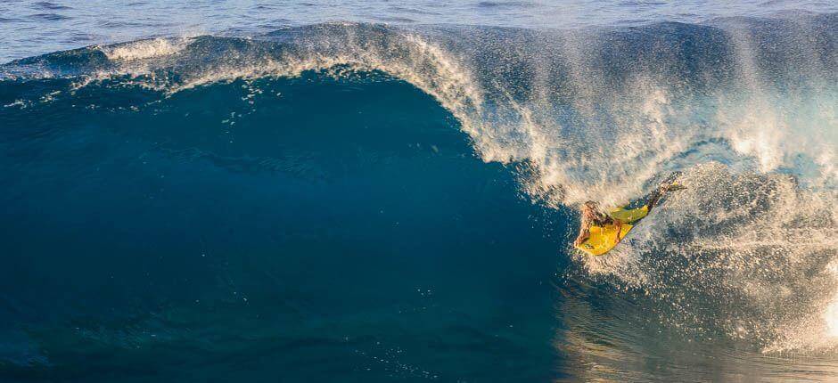 Bodyboarding ved El Frontón, bodyboardingsteder på Gran Canaria