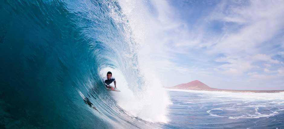 Bodyboarding i Baja del Ganado + Bodyboardingsteder på Lanzarote 