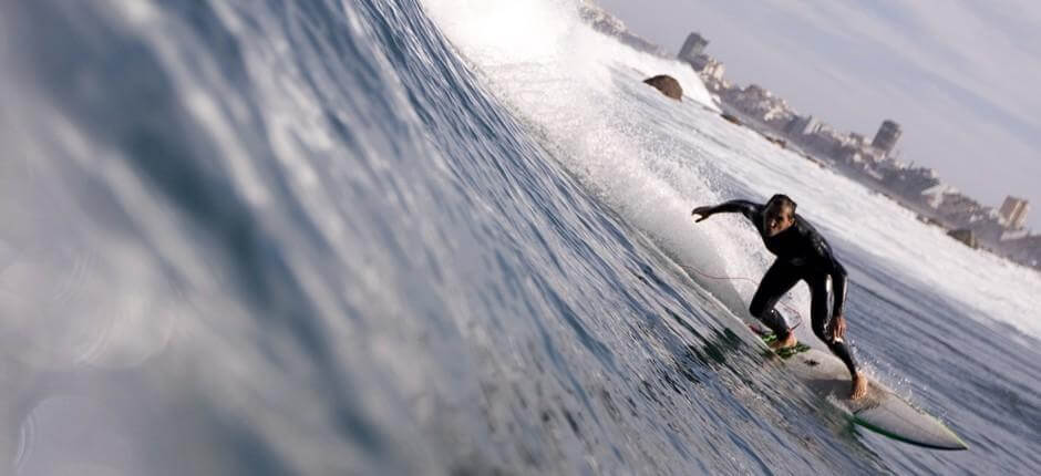 Surfing på høyrebølgen ved Lloret, Surfesteder på Gran Canaria