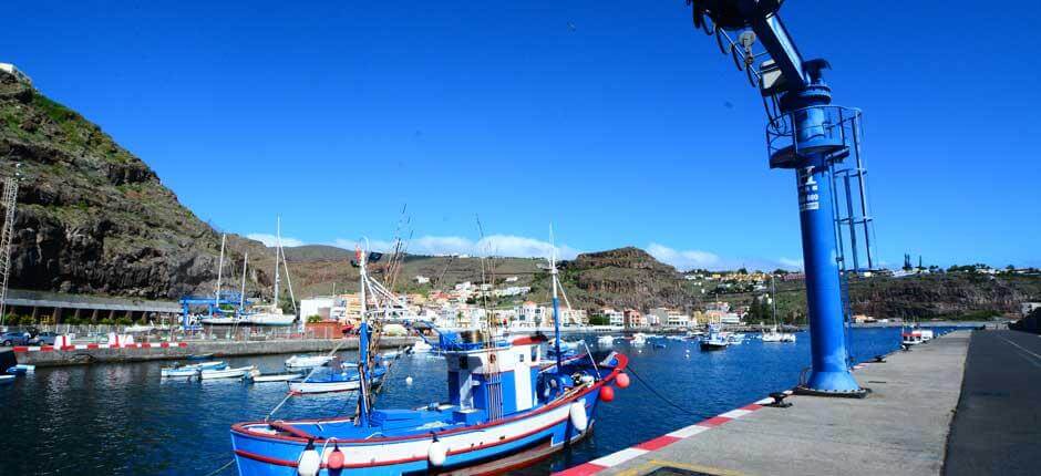 Playa de Santiago havn, marinaer og havner på La Gomera 