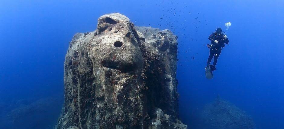 Dykking i Torre de Malpique på La Palma