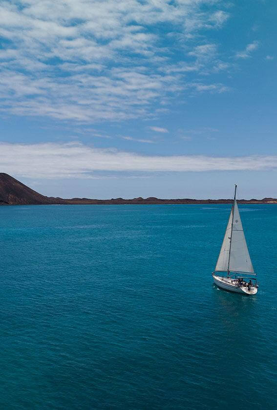 Marina Corralejo Drone. Fuerteventura