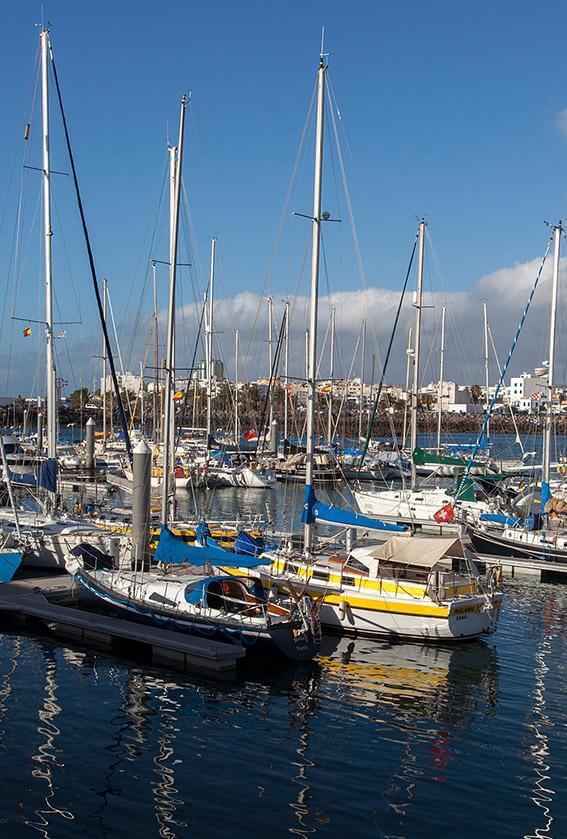 Arrecife havn. Lanzarote.