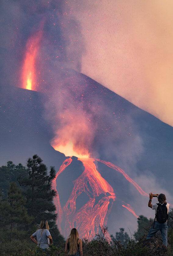 Volcán Cumbre Vieja. La Palma.