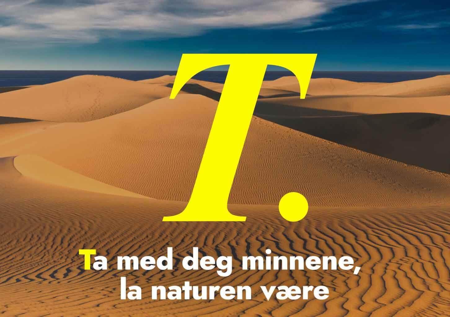 Ta med deg minnene, la naturen være