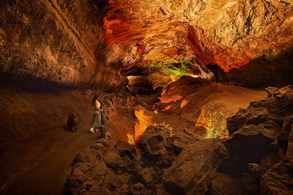 Lanzarote. Cueva de los Verdes