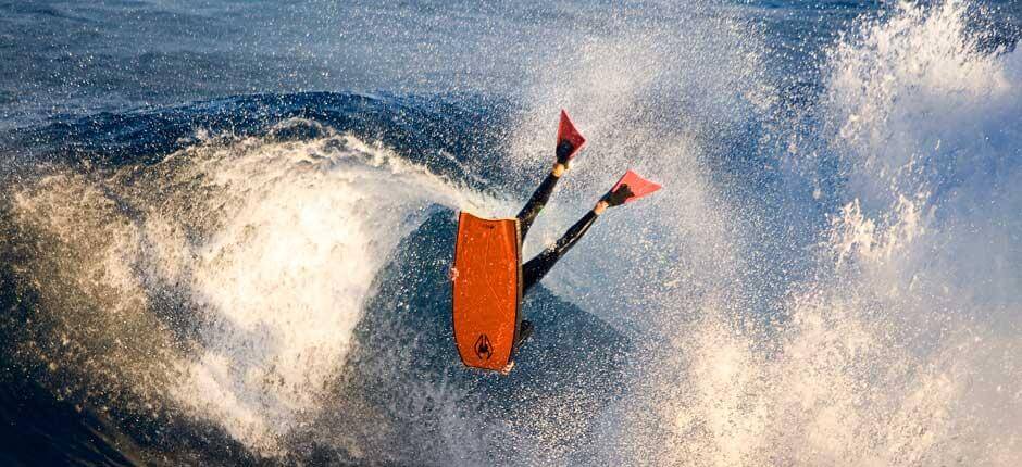 Bodyboarding ved El Frontón, bodyboardingsteder på Gran Canaria