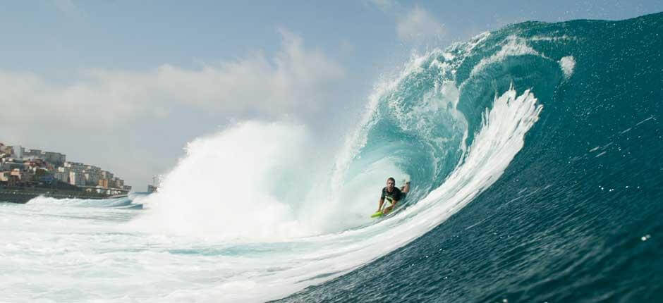 Bodyboarding ved Pico de La Laja, bodyboardingsteder på Gran Canaria