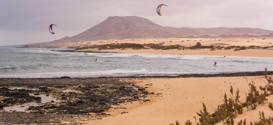 Kitesurfing på El Burro-stranden, Kitesurfingsteder på Fuerteventura 