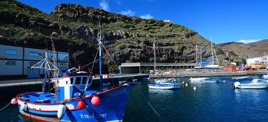 Playa de Santiago havn, marinaer og havner på La Gomera 