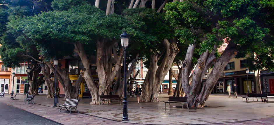 San Sebastián de La Gomeras gamleby + La Gomeras historiske bydeler